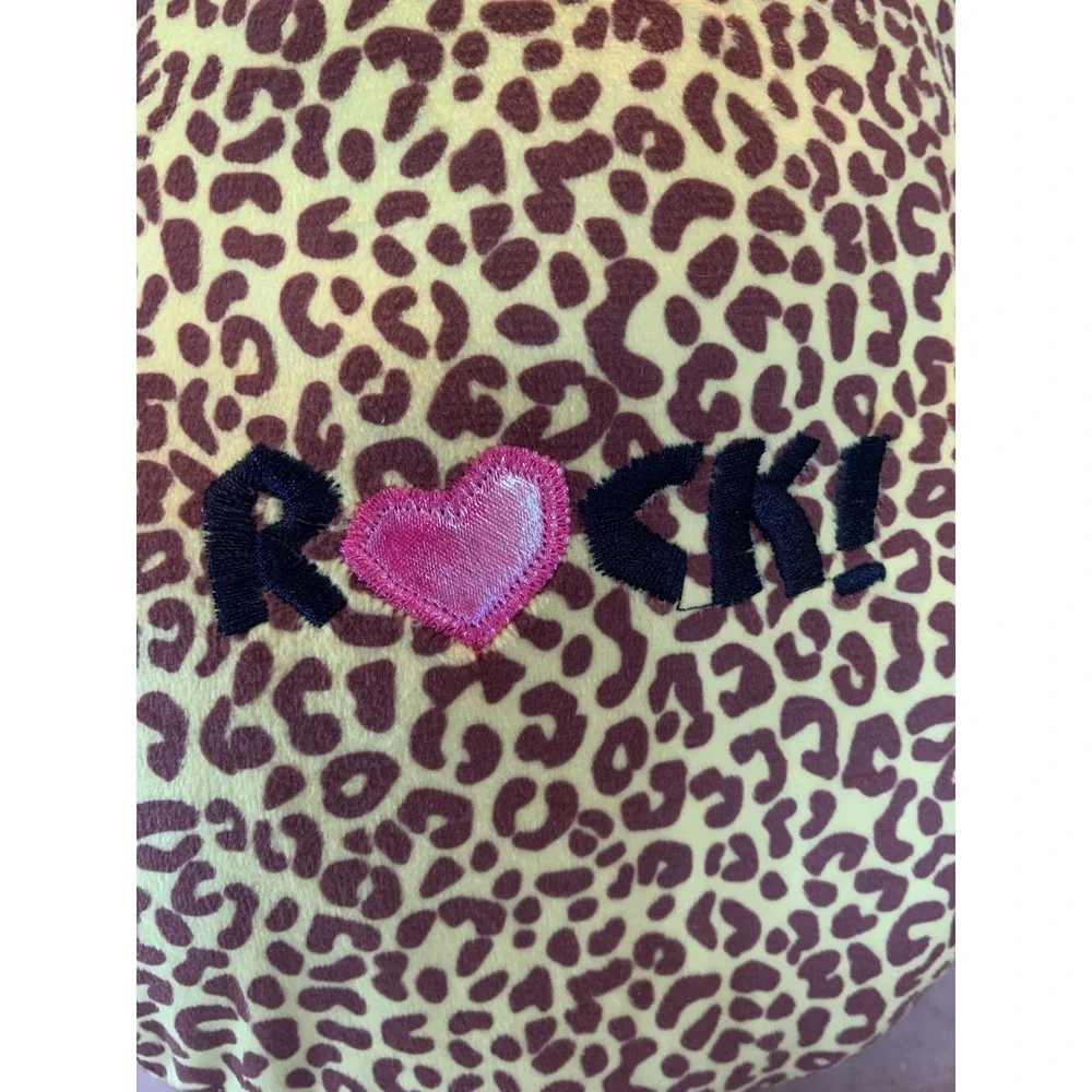 Peeps EMO Punk Rock Bunny Yellow Hot Pink Cheetah Leopard Print 16